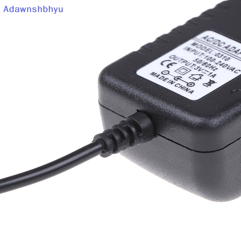 Adhyu DC 3v 1a Adaptor Konverter ac power supply charger eu plug 5.5mm x 2.1mm ID