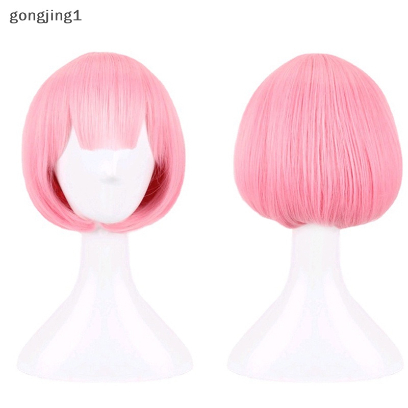 Ggg Life in a Different World Ram Rem Cosplay Wig Anime Cosplay Hiasan Kepala Props ID