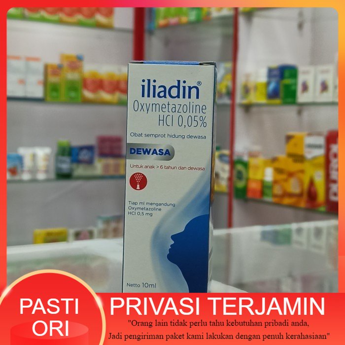 iliadin nasal spray dewasa /semprot hidung