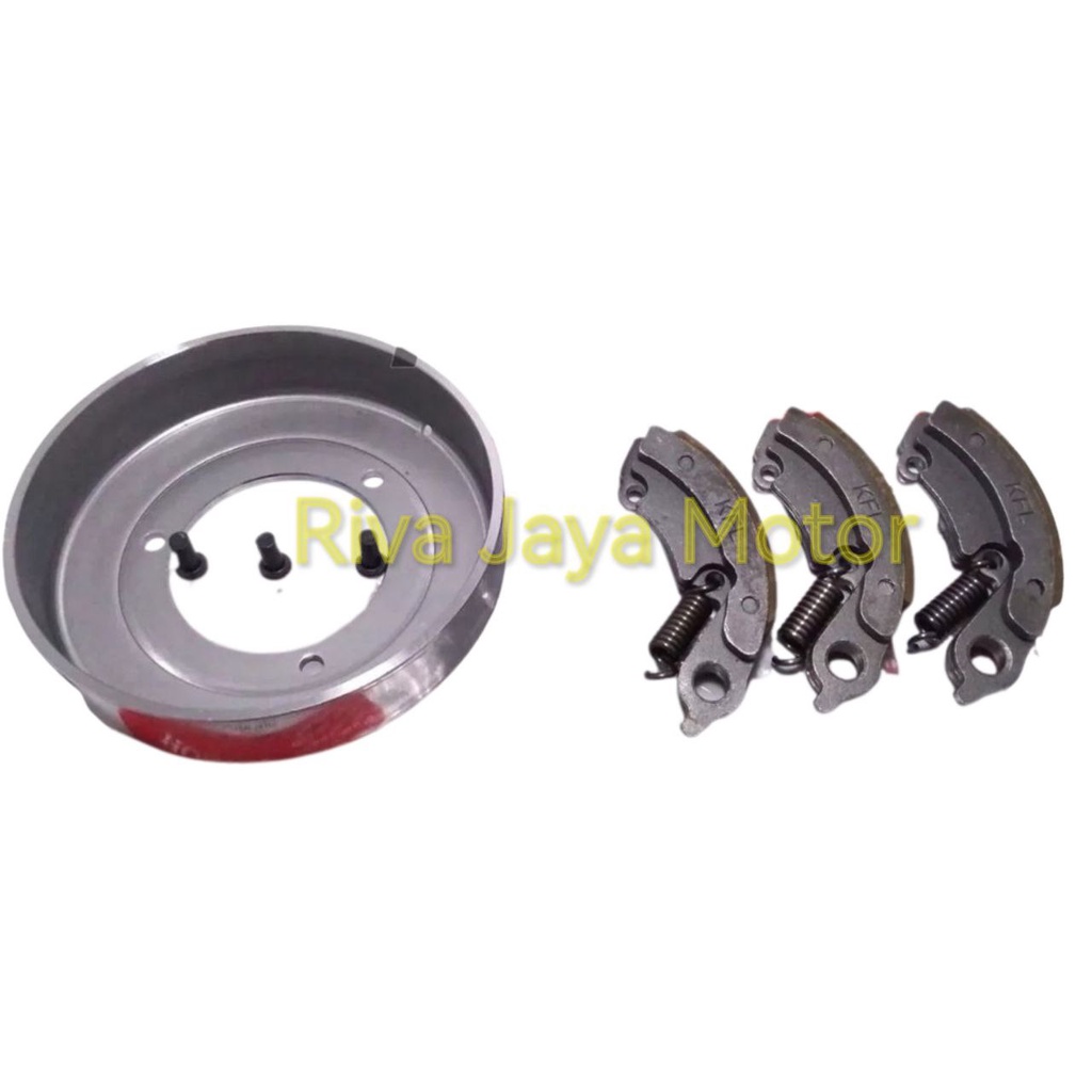 Mangkok + Otomatis Kopling Kampas Ganda Legenda Supra Fit New Revo Lama 100 Cc