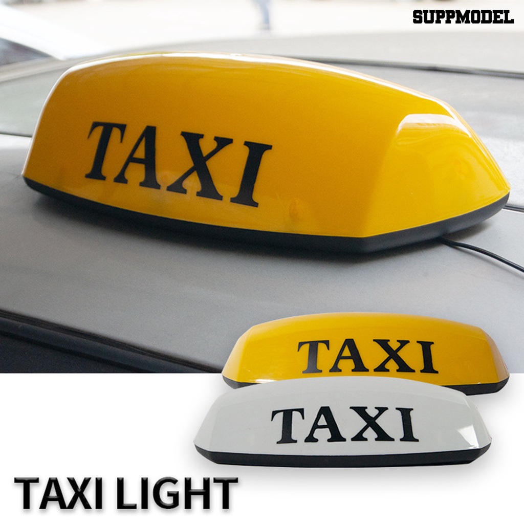 [SM] Lampu Tanda Taksi Super Terang Anti Matahari Mudah Dipasang Anti-Tabrakan 21W Mudah Mengenal Tanda Taksi Tahan Air Atap Aksesori Mobil