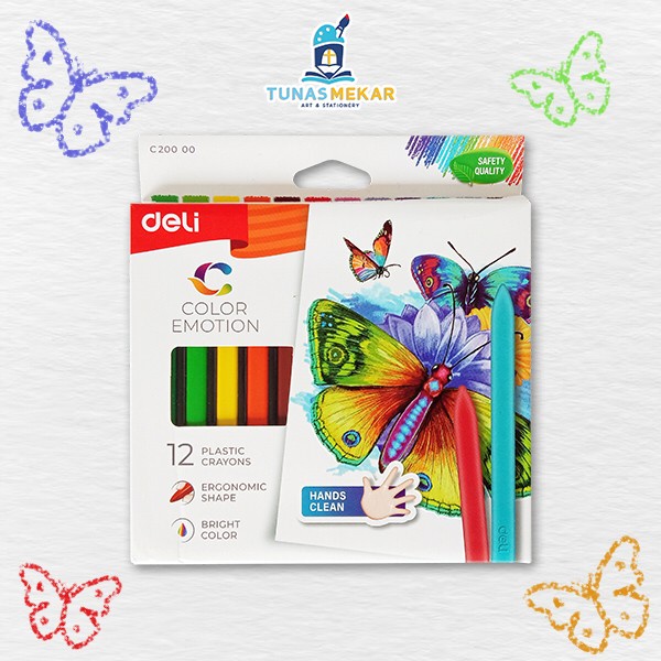

Oil Pastel Smooth Rich Blending 12C [EC20100] - Crayon warna anak