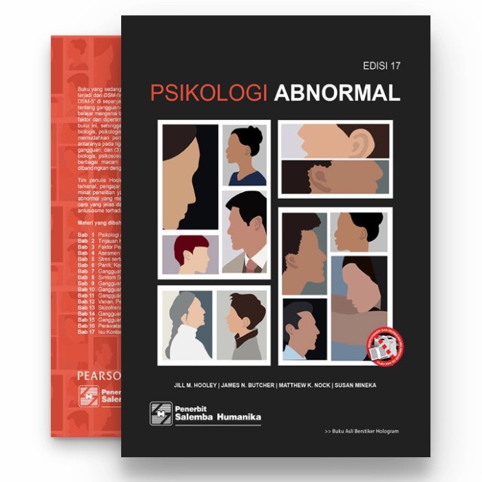 Psikologi Abnormal Edisi 17 Hooley, Butcher, Nock, & Susan *ORIGINAL
