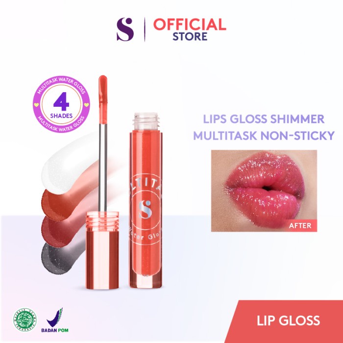 SOMETHINC MULTITASK Water Gloss - Lip Gloss Lip Glos Lipgloss