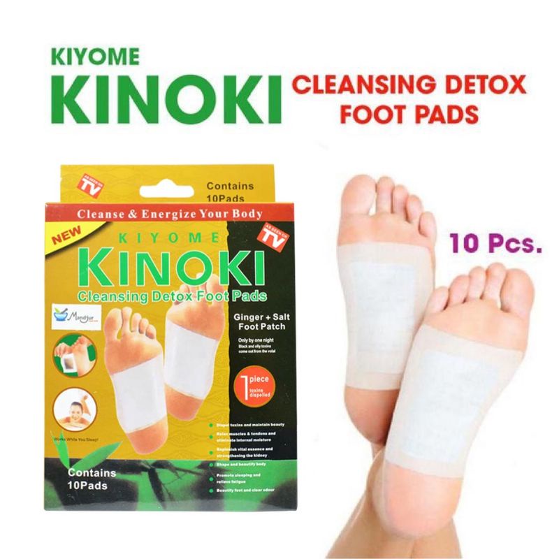 (VCM) (1 BOX ISI 10PCS) KOYO KAKI KINOKI GOLD DETOX /KOYO KESEHATAN AMPUH MENGHILANGKAN RACUN TUBUH