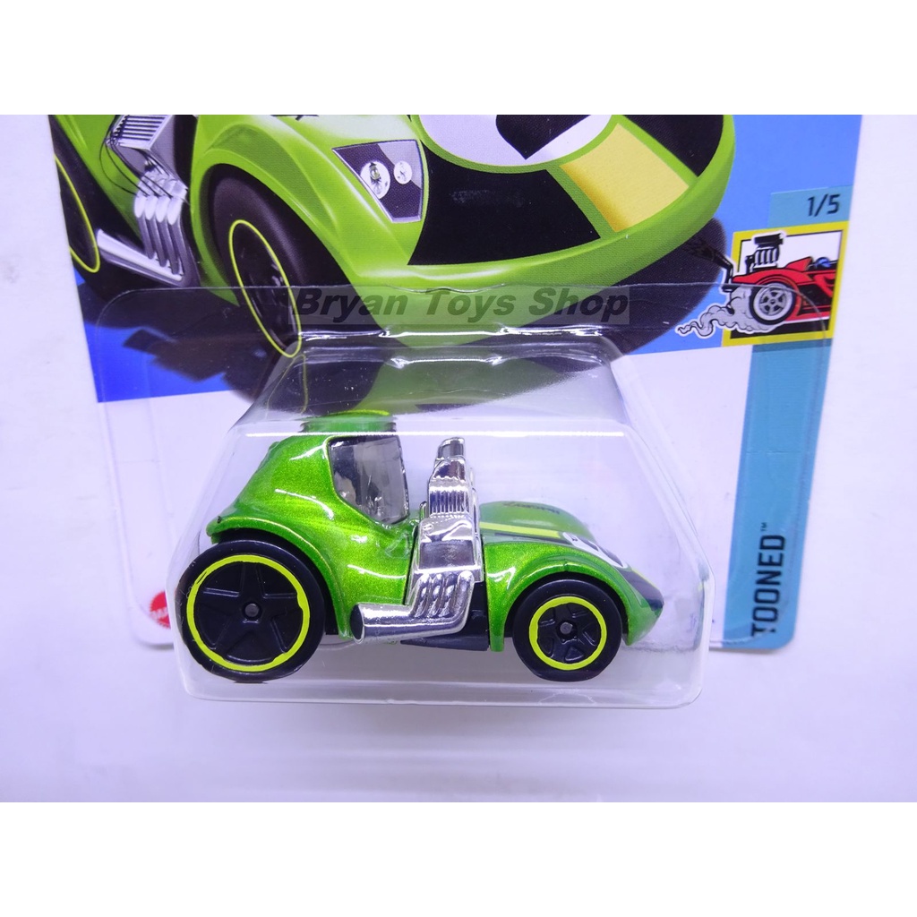 Hot Wheels Tooned Twin Mill Hijau No. 2