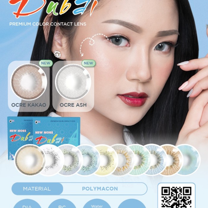 Softlens New More Dubai NORMAL, MINUS Ocre Series - Ocre Ash, NORMAL