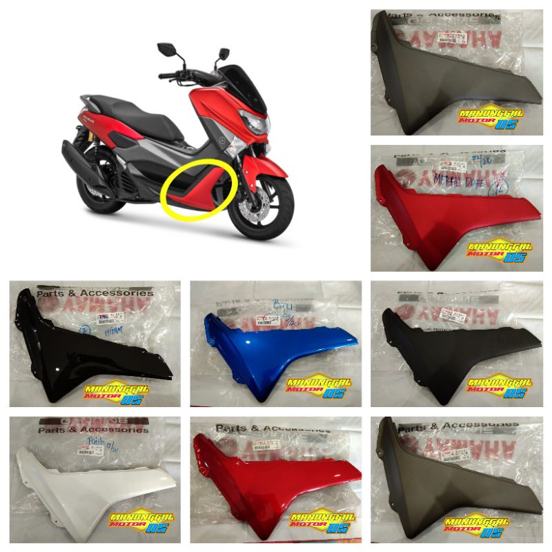 Mole side, Cover sayap body bawah Nmax N-max Old Lama 2015-2019 Satuan Original Yamaha