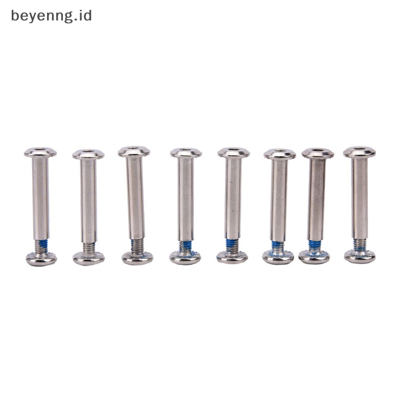 Beyen 8x/set inline roller As Mata Pisau Sekrup Baut Roda skate Untuk Sepatu skate ID