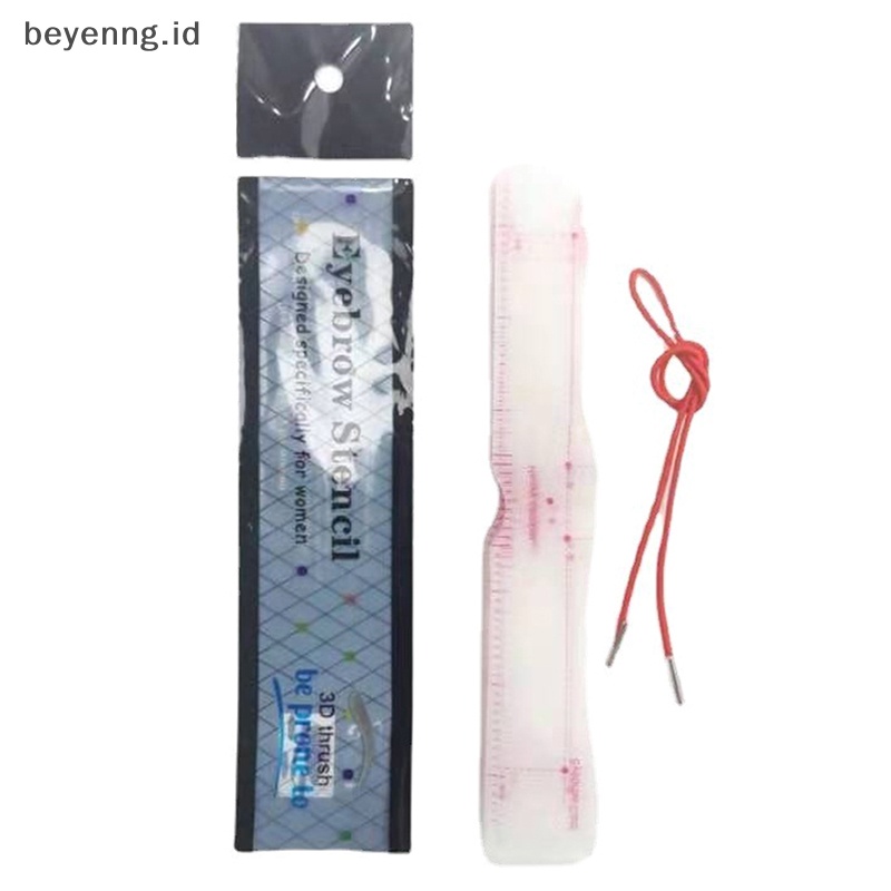 Beyen 12pcs Reusable Eye Brow Drawing Guide Set Stensil Alis Makeup Card Kit ID