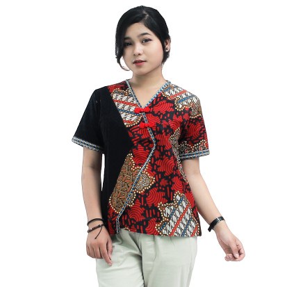 Blouse Batik kombinasi