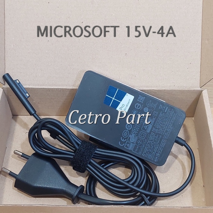 Adaptor Charger 15V - 4A For Microsoft Surface Pro 4 Pro 5 Pro 6 NEW + KABEL