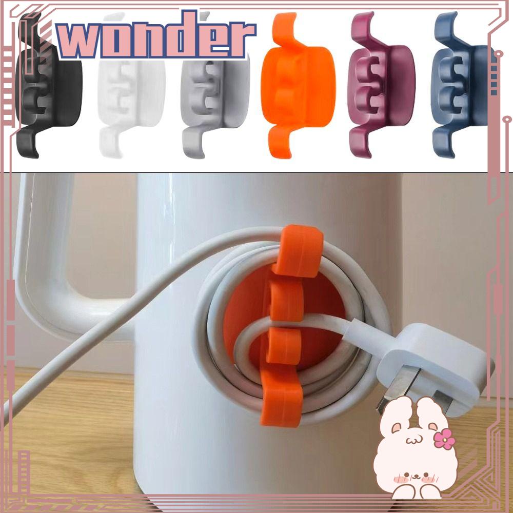 WONDER Cord Winder Organizer Line storage Charger Hiasan Dinding Dapur Peralatan Dapur Thread Trimmer Power Cord Fixer Kawat