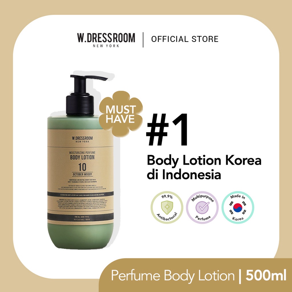 WDressroom Body Lotion - No 10 October Woody (500 ml)