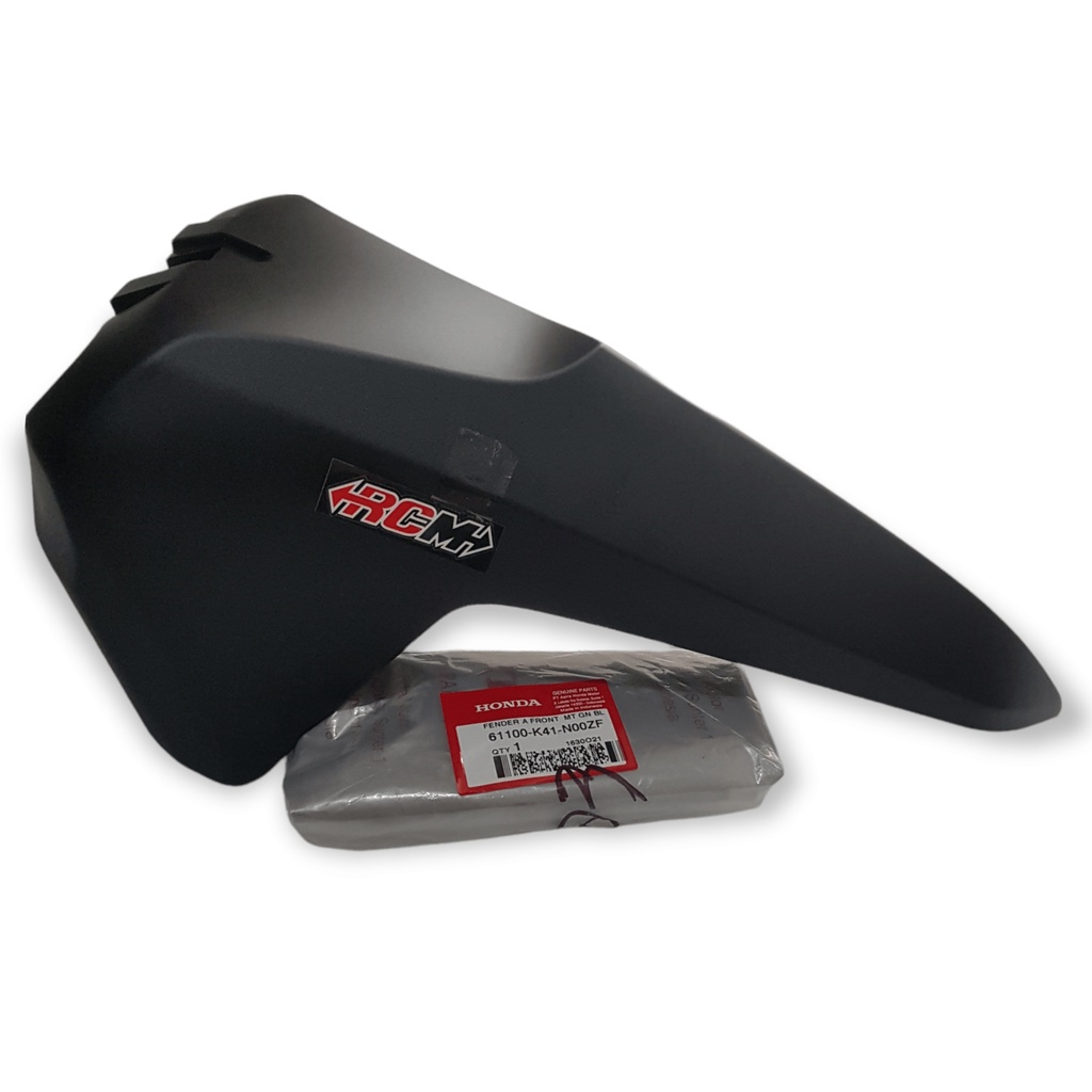 61100-K41-N00ZF SLEBOR SELEBOR SPAKBOR BAG BAGIAN DEPAN FENDER FRONT SUPRA X125 X 125 FI F1 HITAM BL