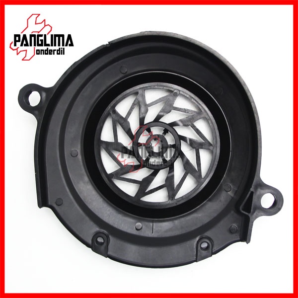 Cover Kipas Magnet Spin Skywave Skydrive Hayate Penutup Tutup Tameng Pelindung Radiator Magnit Hitam Polos