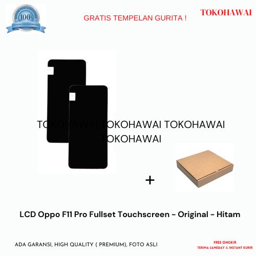LCD Oppo F11 Pro Fullset Touchscreen - Original - Hitam
