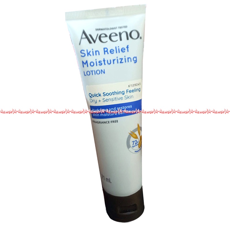 Aveeno Skin Relief Moisturizing Lotion Very Dry Skin 71ml Handbody Aveno Afeeno Hand Body Untuk Kulit Sangat Kering Afeno Krim