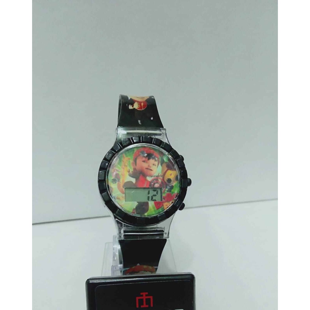 JAM TANGAN ANAK LAKI LAKI DIGITAL MUSIK LAMPU KARAKTER BOBO BOY 845 COD