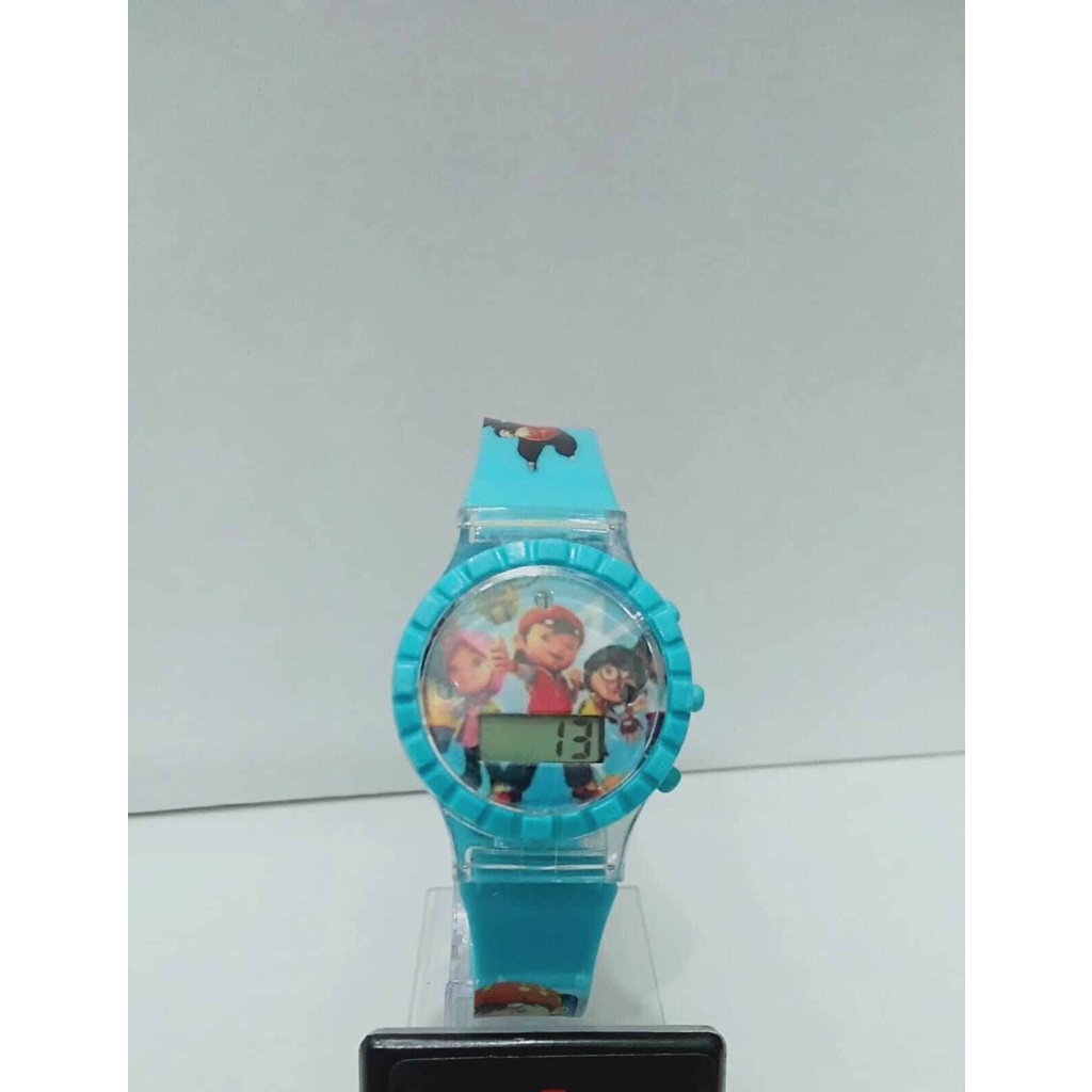 JAM TANGAN ANAK LAKI LAKI DIGITAL MUSIK LAMPU KARAKTER BOBO BOY 845 COD