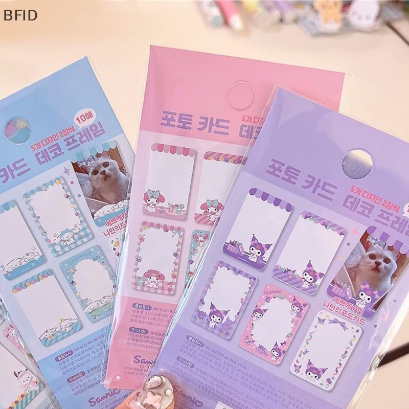 [BFID] 5pcs/set Kartu Transparan Kartun Lucu Dekorasi 3inch Idol Album Postcards Scrapbooking DIY Kolase Bahan Stiker Hadiah [ID]