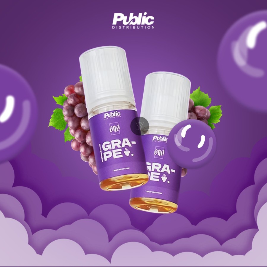 Liquid ENO Grape Bubblegum Salt Nic 30ML by Public