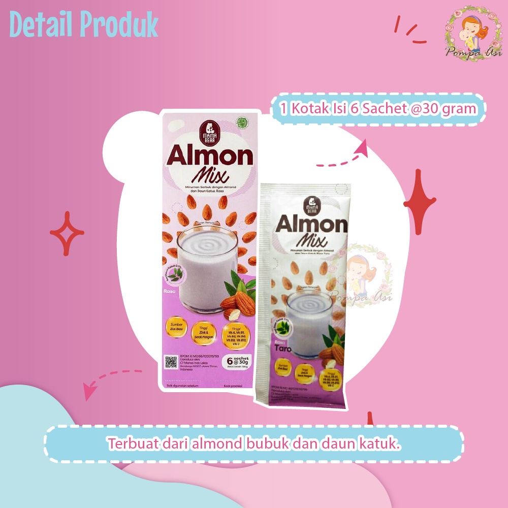 MamaBear Almon Milk / Asi Booster Pelancar Asi Susu Almond