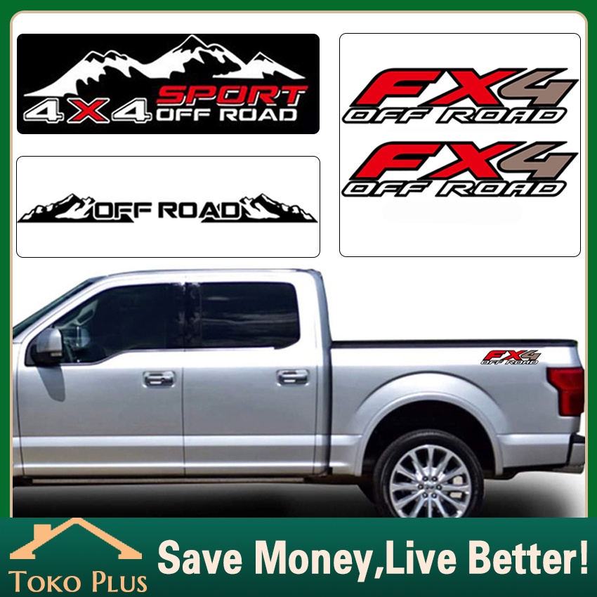 Stiker Offroad Sticker Adventure Offroad Sticker Body Kaca Mobil Jeep Land Rover Hilux Triton Nissan