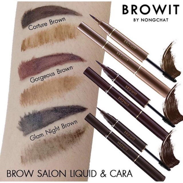 Browit Alis by Nongchat Brow Salon Liquid and Cara