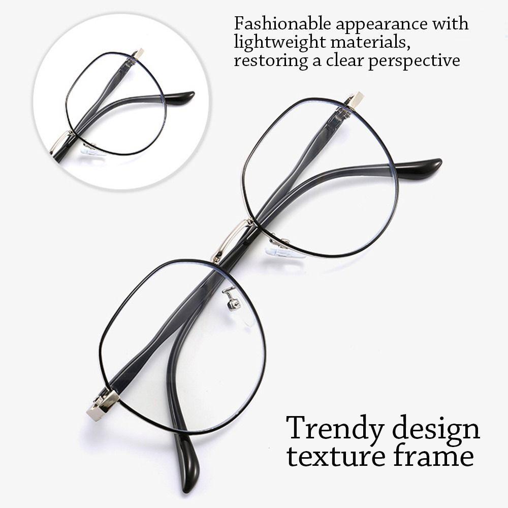 LILY Kacamata Anti-Cahaya Biru Oversize Portabel Pelindung Mata Tahan Lama Kantor Yang Nyaman Untuk Pria Wanita