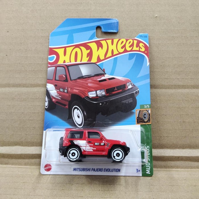 Hotwheels Mitsubishi Pajero Evolution Merah - Lot J 2023