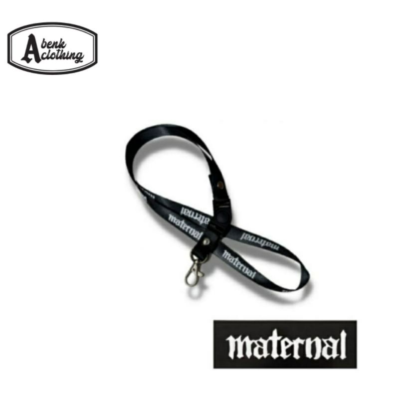 

TALI LANYARD MATERNAL GANTUNGAN KUNCI/GANTUNGAN ID CARD/GANTUNGAN HP/GANTUNGAN FLASHDISK hitam