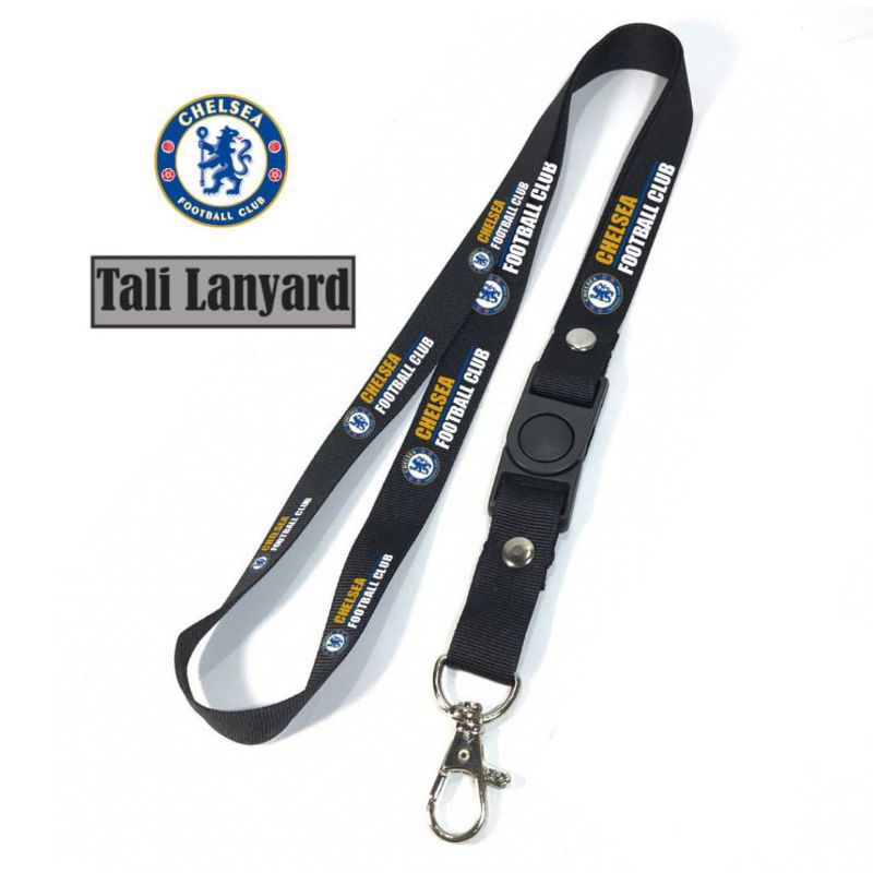 

lanyard CHELSEA FC tali lanyard CLUB FOOTBALL gantungan kunci name tag id card kartu nama / tali lanyard gantungan leher fullprint