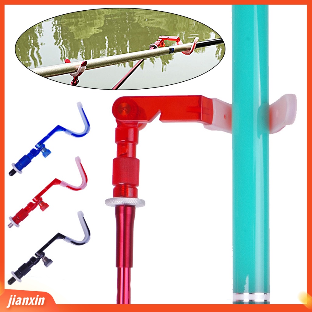 (In Stock) Stand Tiang Sudut 8MM Interface Kiri Kanan Adjustable 180derajat Rotatable Fish Pole Holder Untuk Outdoor