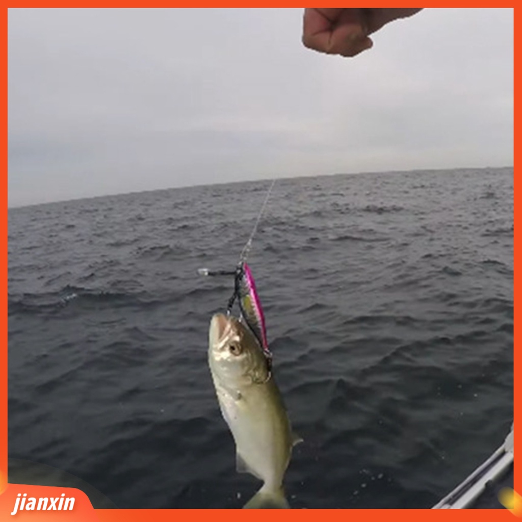 (In Stock) 80g /8cm Umpan Ikan Umpan Mirip Hidup Menggoda Cetak 3D Hidup Laser Bentuk S Logam Keras Umpan Buatan Untuk Angling
