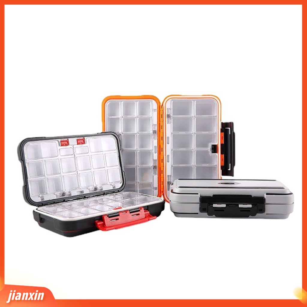 (In Stock) Lure Box Kompartemen Tahan Air Kapasitas Tinggi Anti-Tabrakan ABS Fishing Tackle Tools Storage Box Perlengkapan Angling