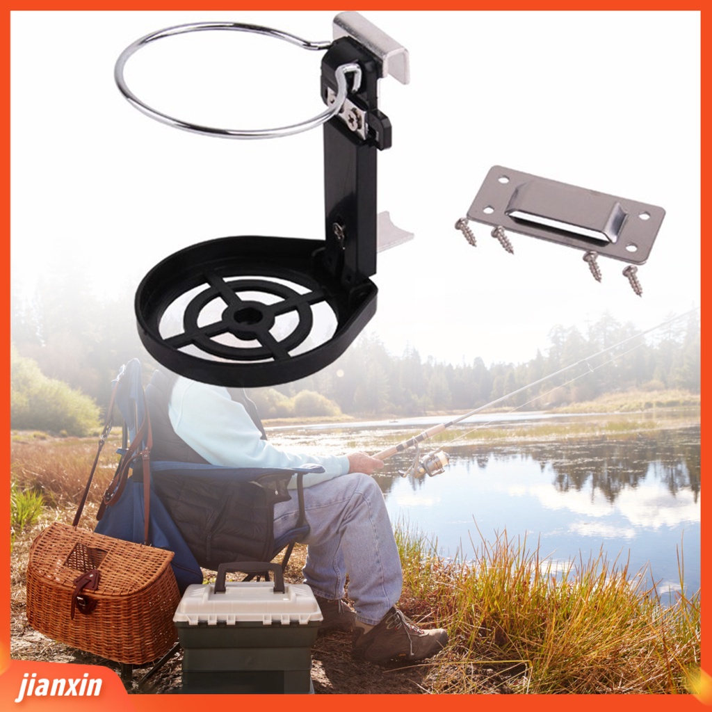 (In Stock) Kursi Kotak Pancing Lipat Water Cup Cage Teacup Holder Untuk Olahraga Outdoor