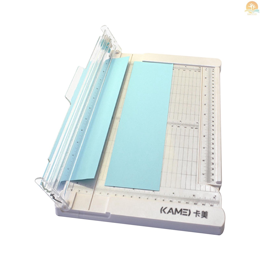 In Stock Mini Paper Trimmer Guillotine Cutter 6inch (152mm) Panjang Potong Desktop Mesin Pemotong Kertas Dengan Pengaman Pemotong Kepala Sisi Penggaris Untuk Kerajinan Kertas Foto Kartu Scrapbooking