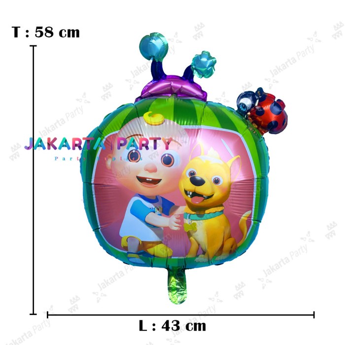 Balon Karakter Bayi Baby Jhon / Balon Karakter Semangka Baby Jhon