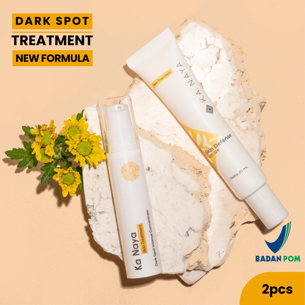 Ka Naya PAKET Dark Spot - Flek Hitam - Penghilang Flek Hitam Di Wajah Ampuh Bpom - Penghilang Bekas 