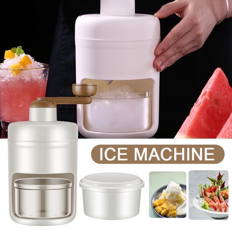 【COD】Alat Serut Es Batu Manual Putar Ice Crusher/Ice Shaver Crusher Portable/Mesin Portable Serutan/Alat Serut Es Manual/Ice Crusher Snow