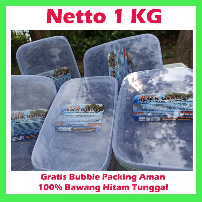

BLACK GARLIC / BAWANG HITAM / BAWANG PUTIH HITAM TUNGGAL 1KG / BAWANG LANANG HITAM