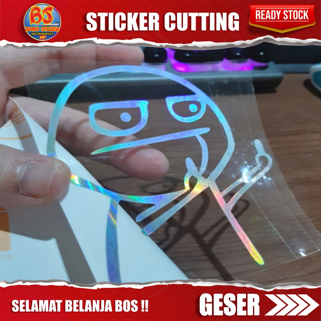

FCK OFF FINGERS stiker lucu bukan printing