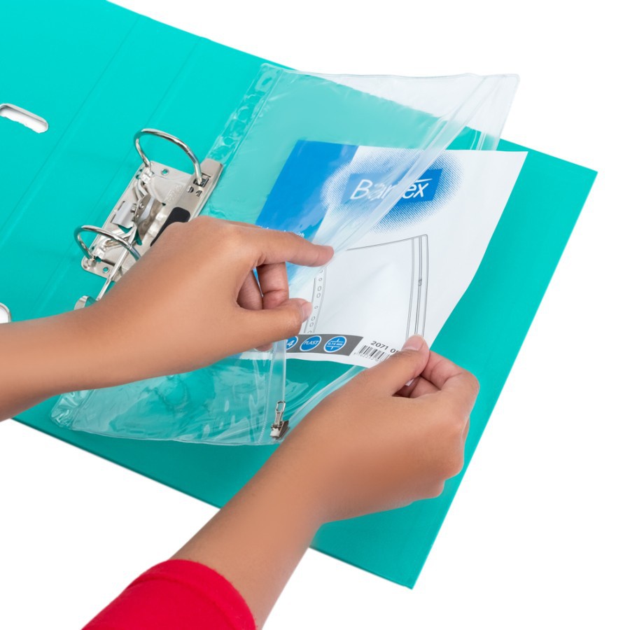 

[Artomas] Bantex Zipper Pocket / Kantong untuk Ring Binder A4 & A5