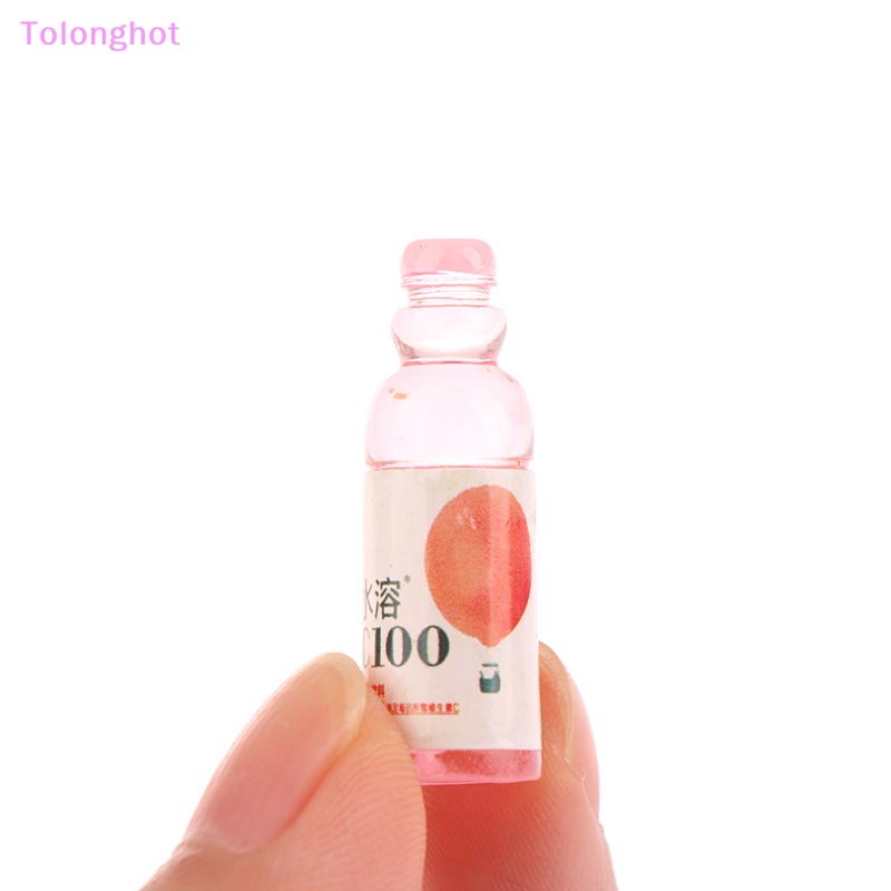 Tolonghot&gt; 5PCS Aksesoris Rumah Boneka Inovatif Supermarket Simulasi Resin Botol Anggur Miniatur Botol Minuman DIY Model Mainan Sumur