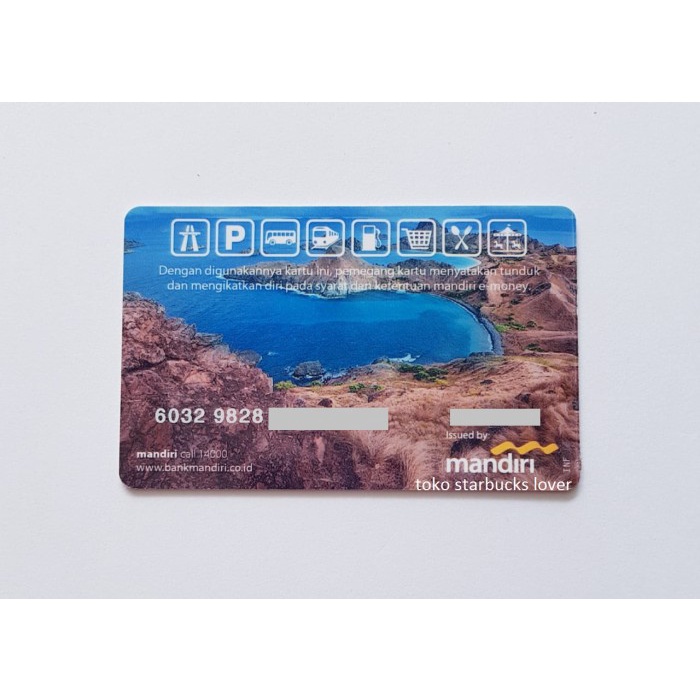 Kartu Emoney Mandiri series Wonderful Indonesia Labuan Bajo