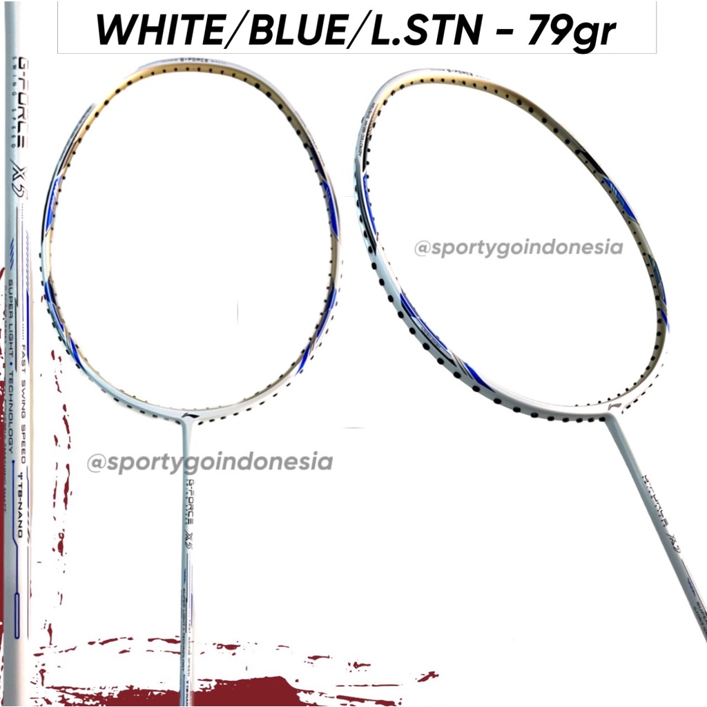 Raket Li Ning G-Force X-5 ORIGINAL / racket badminton g force X5