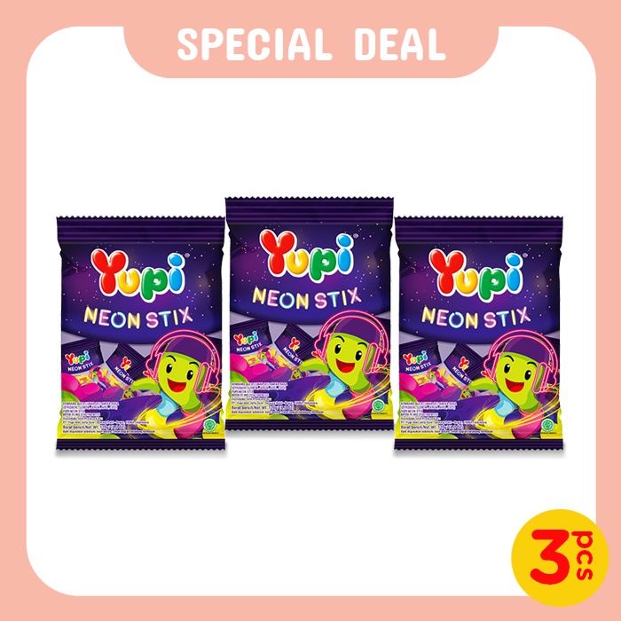 Triple Bag Yupi Neon Stix