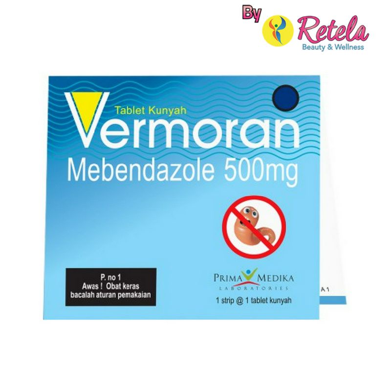 Vermoran Mebendazole 500mg 1 Strip