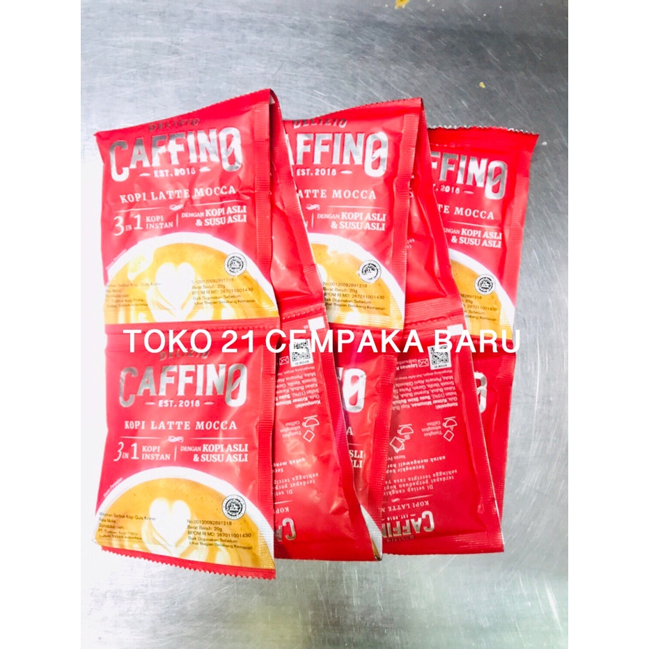 

Delizio Caffino Rasa MOCCA Merah 1 Renceng isi 10 Sachet | Kopi Latte Murah Promo